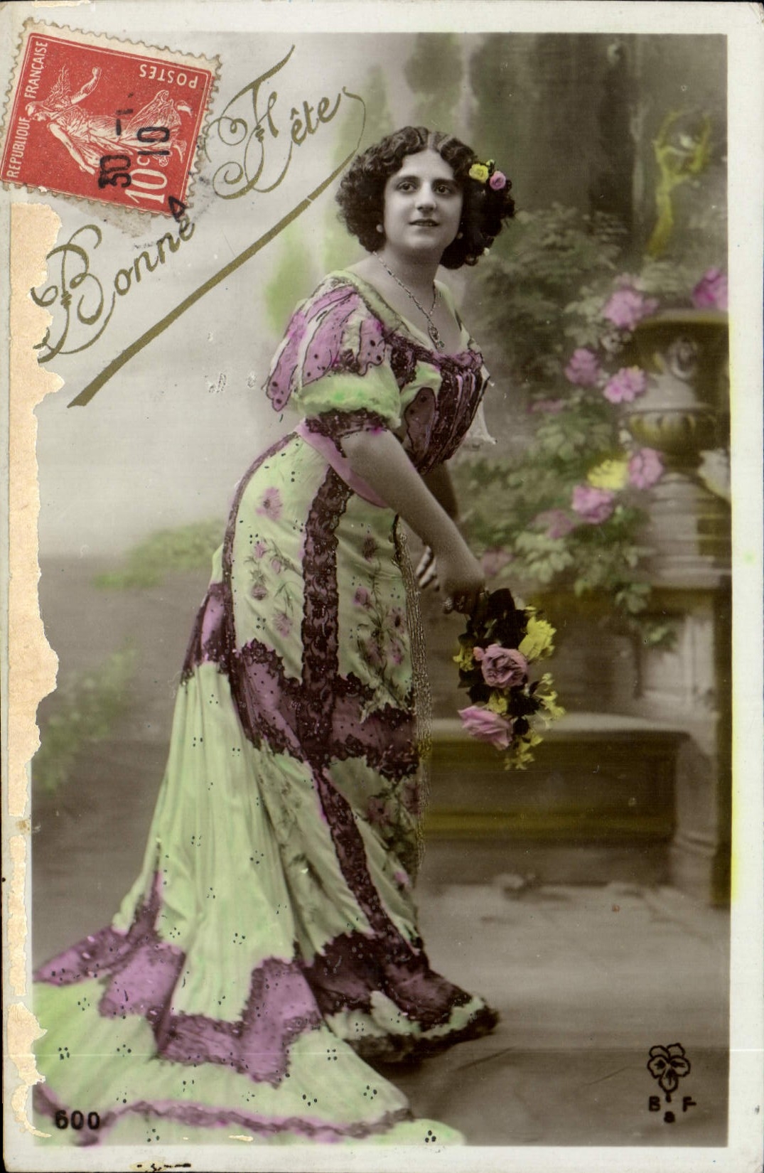 CPA Bonne Fete Femme