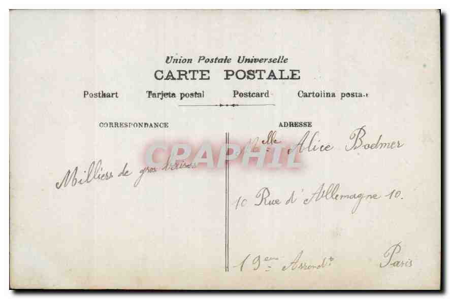 CPA Bonne Fete Femme — Rückseite