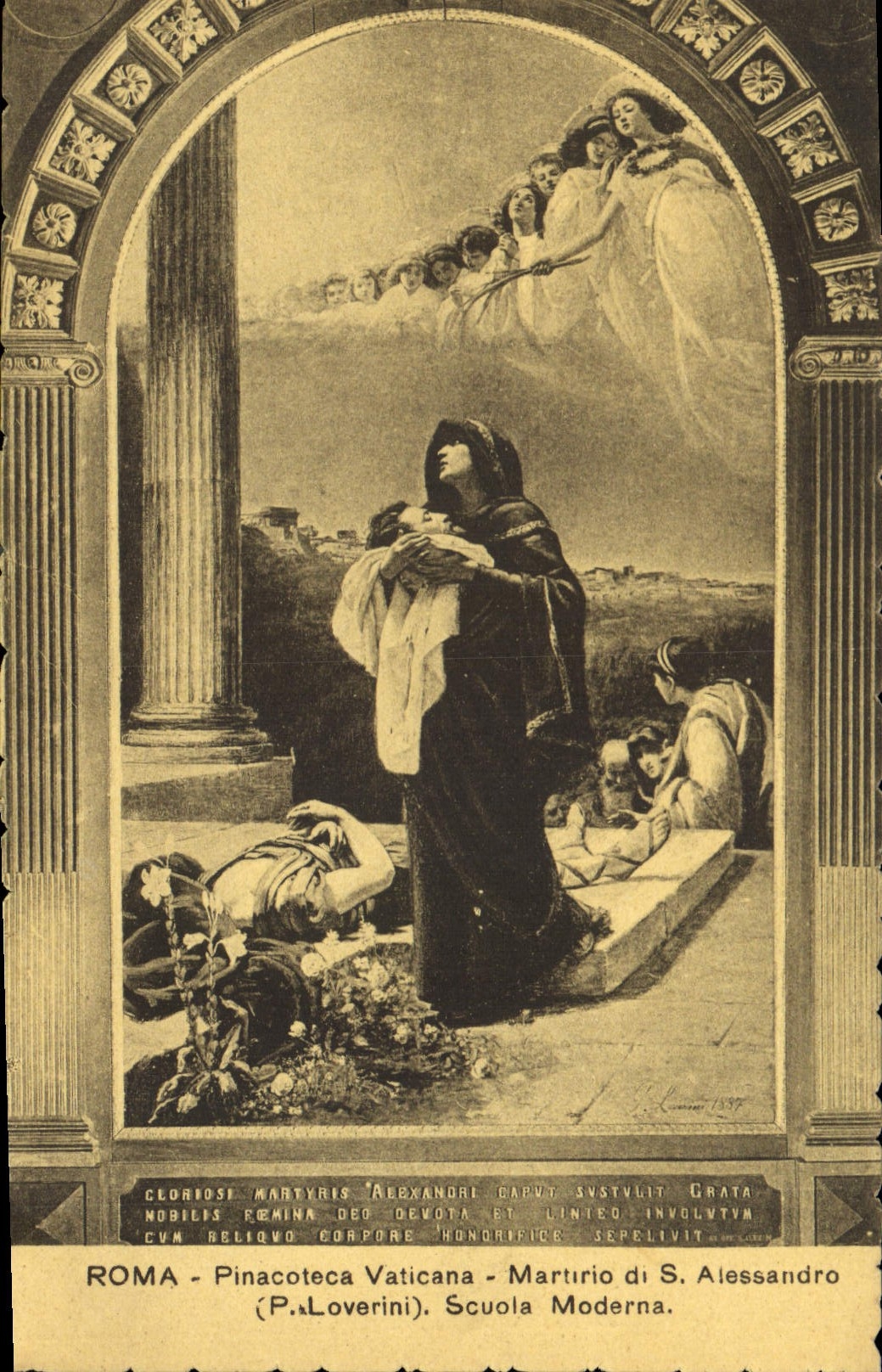 CPA Roma Pinacoteca Vaticana Martirio d S Alessandro 
