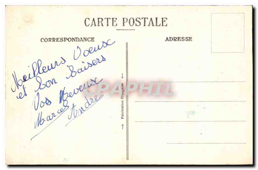 CPA Bonne Annee  — Rückseite