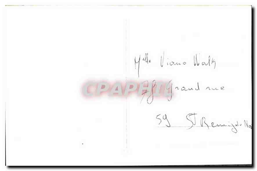 CPA Algue ? — Verso