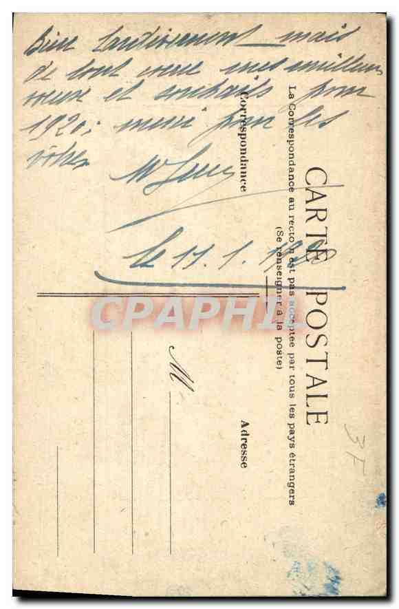CPA Femmes — Verso