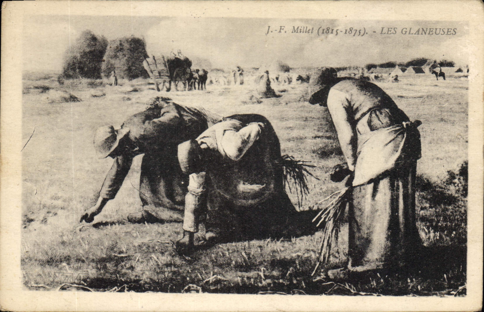 CPA J F Millet Les Glaneuses 