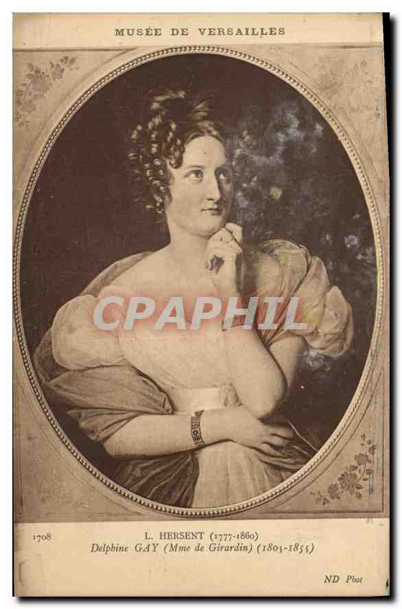 CPA L Hersent Delphine Gay Mme de Girardin 