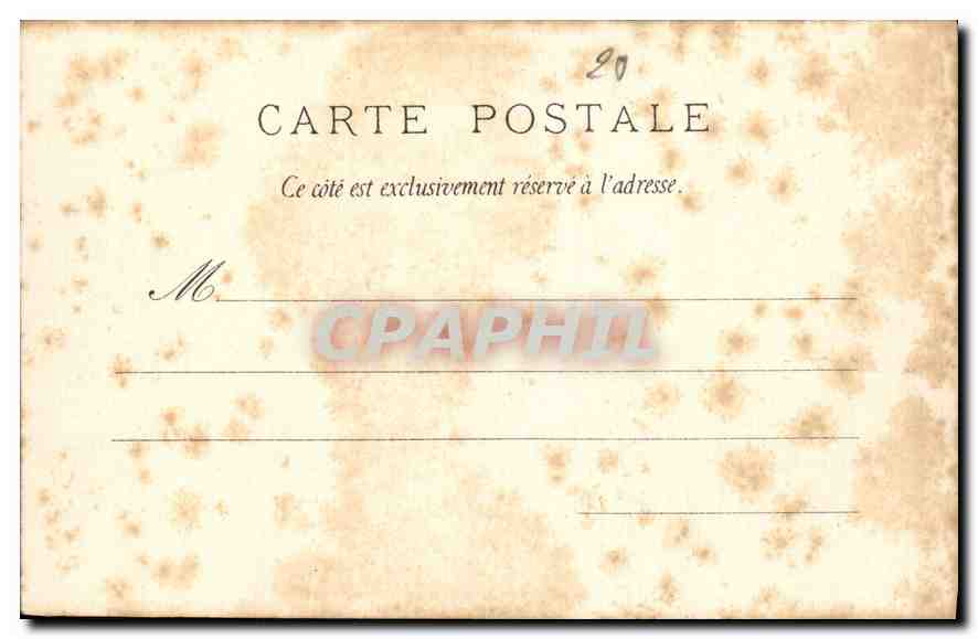 CPA Brouilles  — Rückseite
