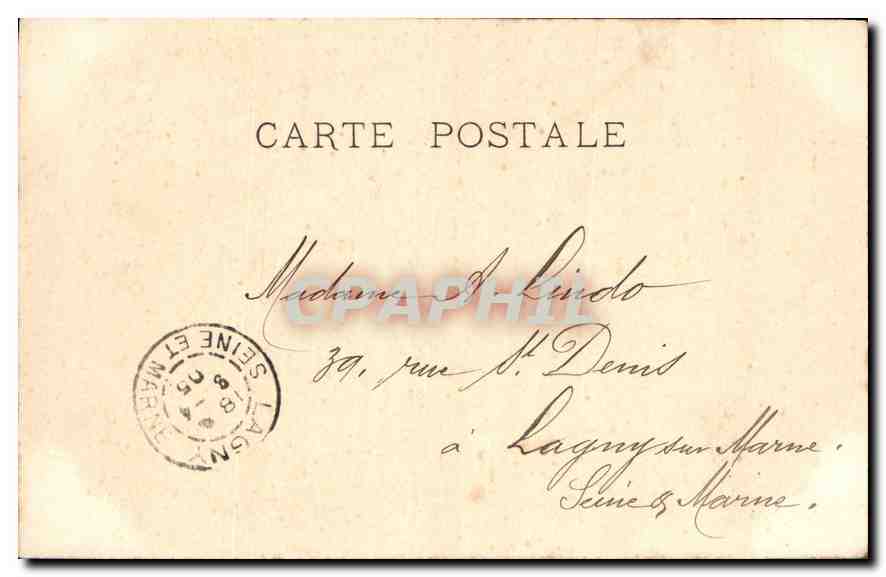 CPA Musee du Luxembourg La Glareuse J Breton  — Rückseite