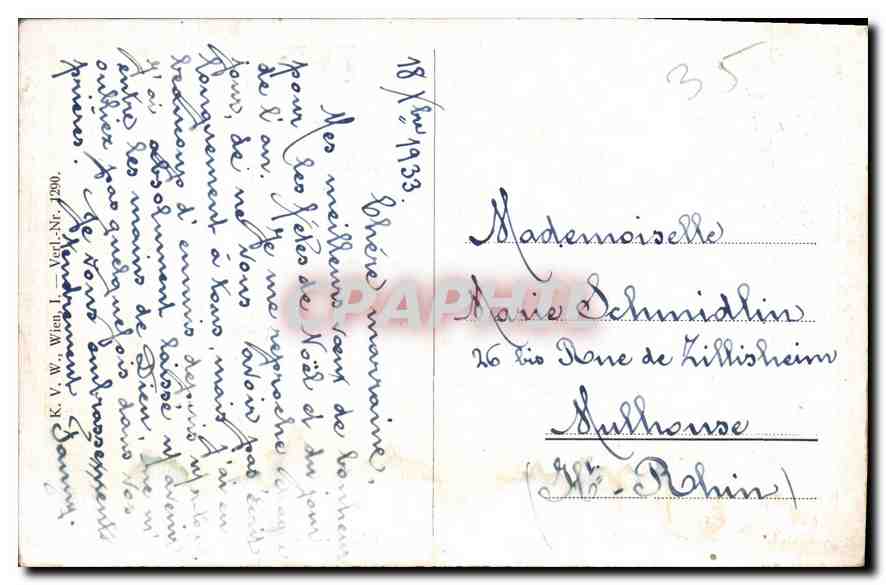 CPA Guido Rent Anbetung der Hirten  — Back