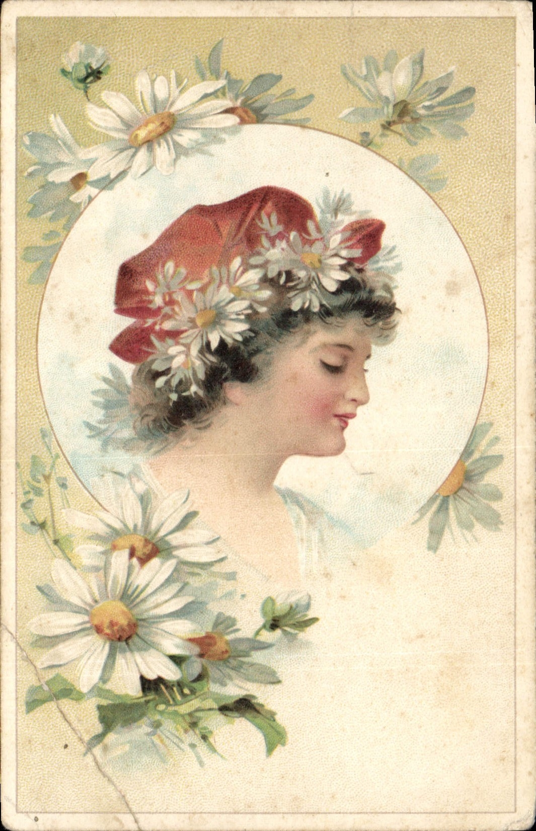 CPA Fantaisie Femme