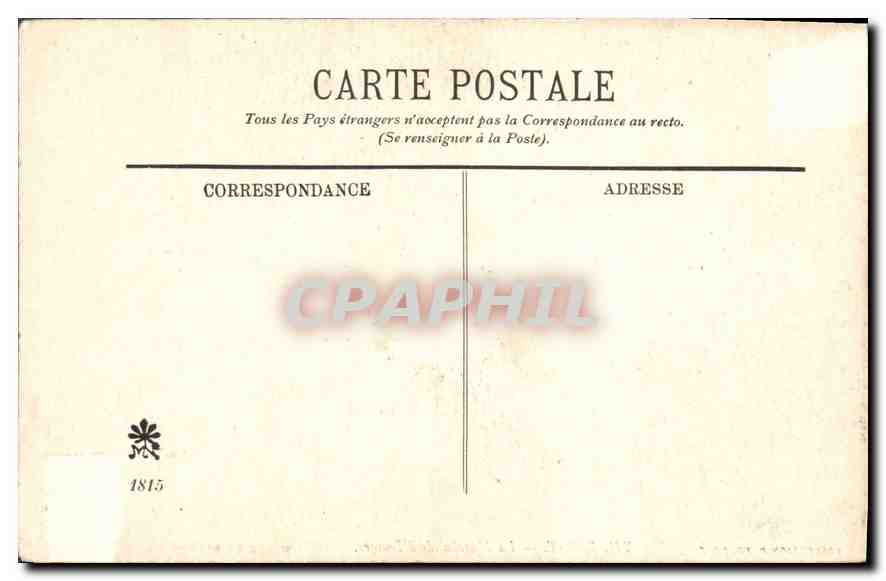 CPA Th Ribot La Marchande d'Images Musee de Peinture d'Orleans  — Rückseite