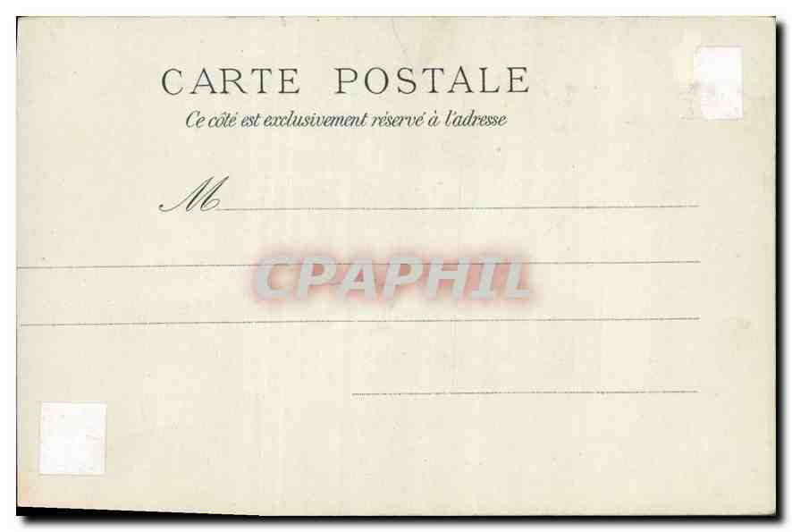 CPA Marie Antoinette et ses enfants  — Verso