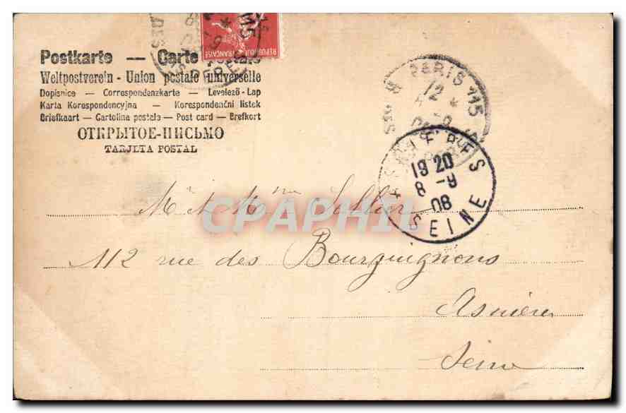 CPA S J Barnes Pinx  — Verso