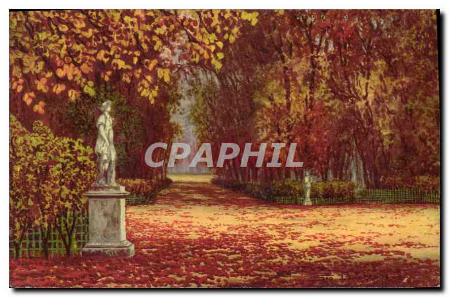CPA Statue Versailles