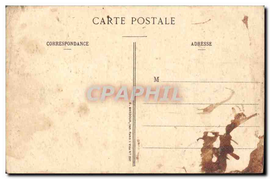 CPA Nos Joyeux Artilleurs Retour Triomphal d'un poivrot  — Rückseite