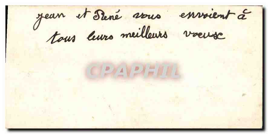 CPA Bonne Annee  — Rückseite