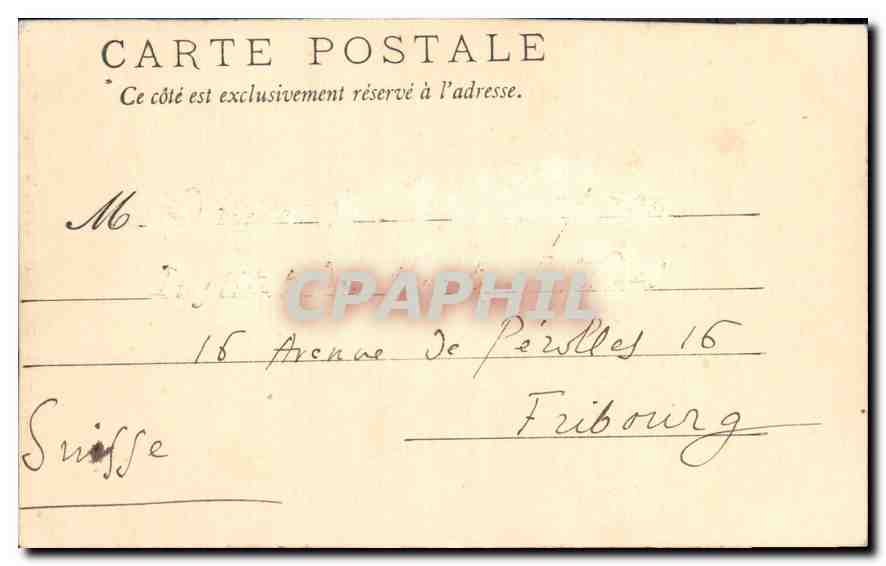 CPA Indre et Loire Chateau d'Amboise la Chapelle St Hubert  — Rückseite