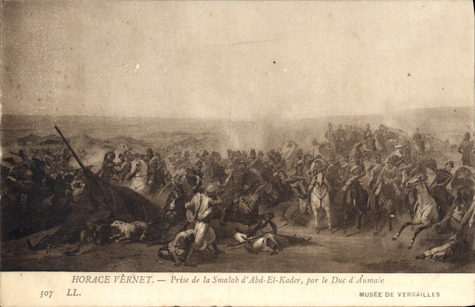 Prise de la Smalab d'Abd-El-Kader, par le Duc d'Aumale — Horace Vernet — Musée de Versailles