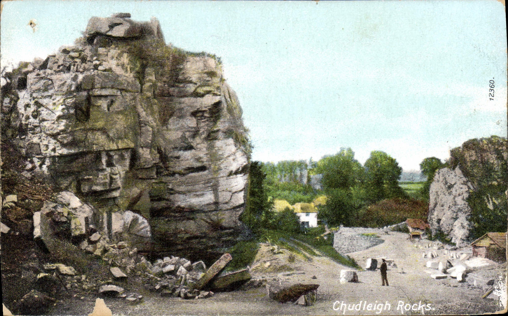 Chudleigh Rocks — site de carrière — Frith's Series n°12360