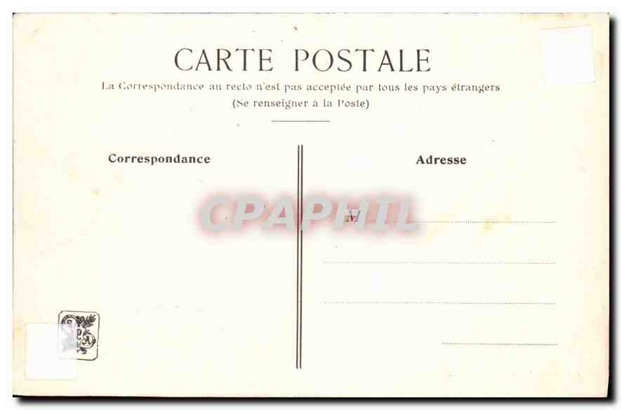CPA Salon Demont Breton Virginie Les Tourmentes  — Back