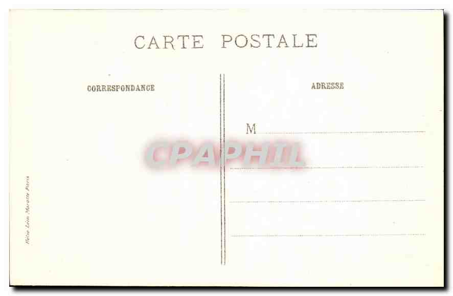 La Porte de l'Enfer — œuvre de Rodin — J.-E. Bulloz, édit. — Verso
