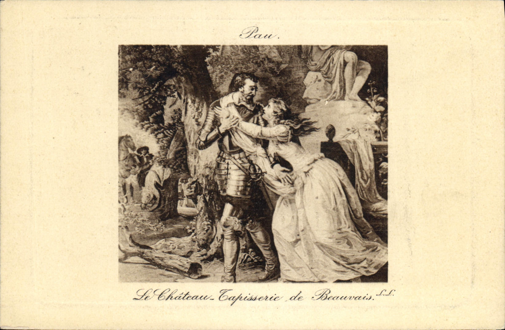 Le Château - Tapisserie de Beauvais — Pau — éditeur L.D.