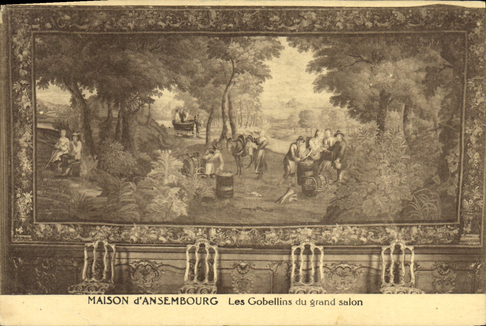 Les Gobellins du grand salon — Maison d'Ansembourg — Éditeur Dumont, Liège