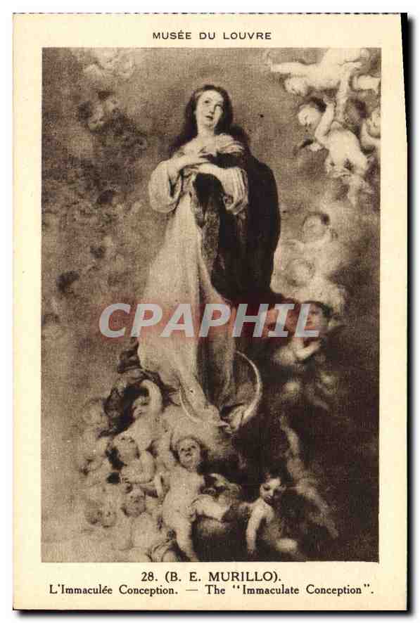 CPA Musee du Louvre B E Murillo L'Immaculee Conception 