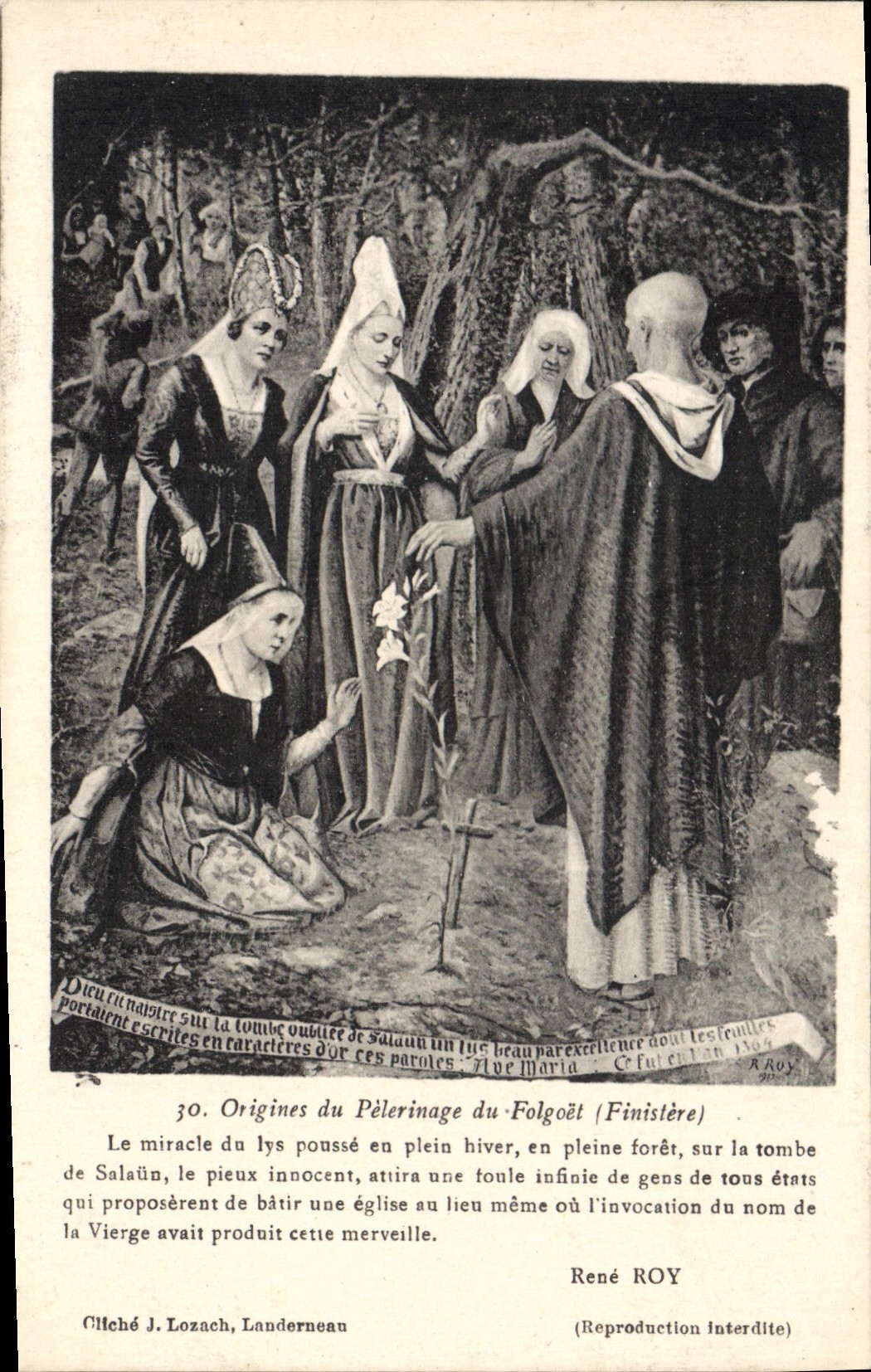CPA Origines du Pelerinage du Folgoet Finistere 