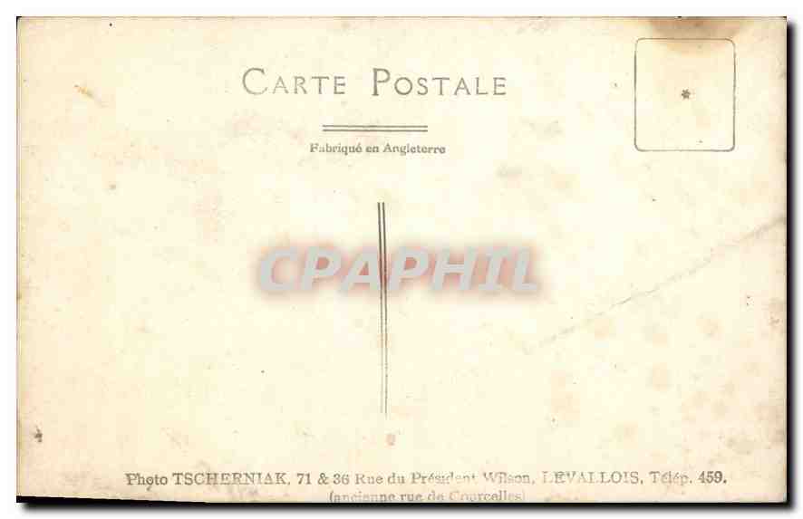 CPA Homme — Rückseite