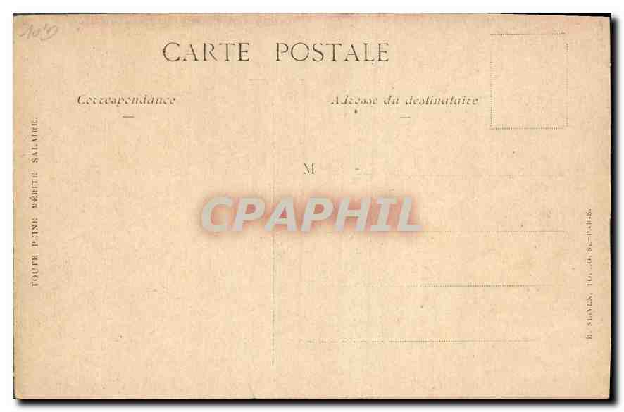 CPA Enfants Femme — Rückseite