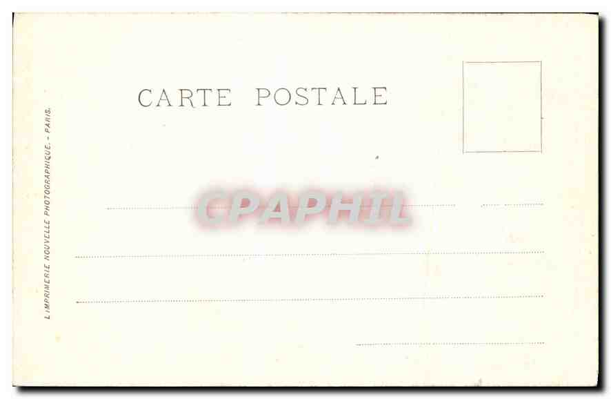 CPA Les Fresques du Pantheon le Bapteme de Clovis Joseph Blane  — Rückseite