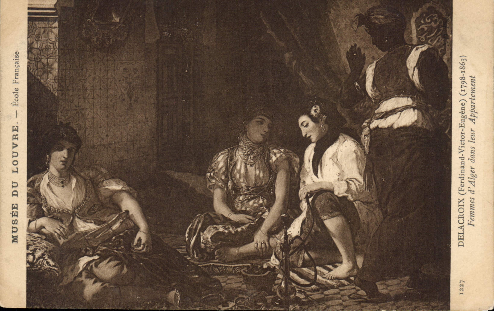 CPA Musee du Louvre Ecole Francaise Dalacroix Ferdinand Victor Eugene 