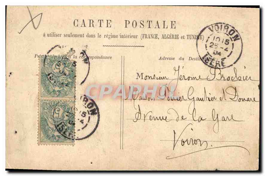 CPA Dans La Mosquee Femme — Rückseite
