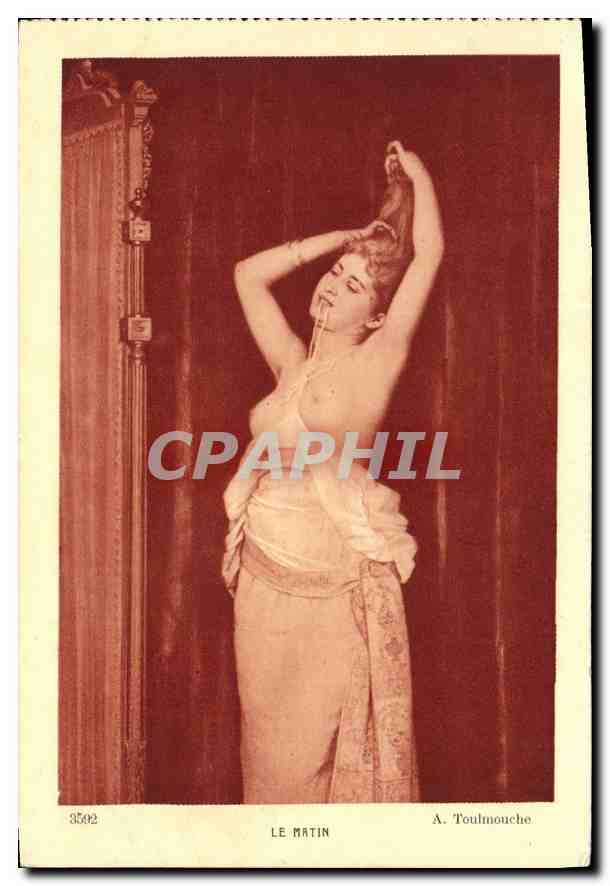 Femme en robe orientale — A. Toulmouche — LE MATIN, n°3502
