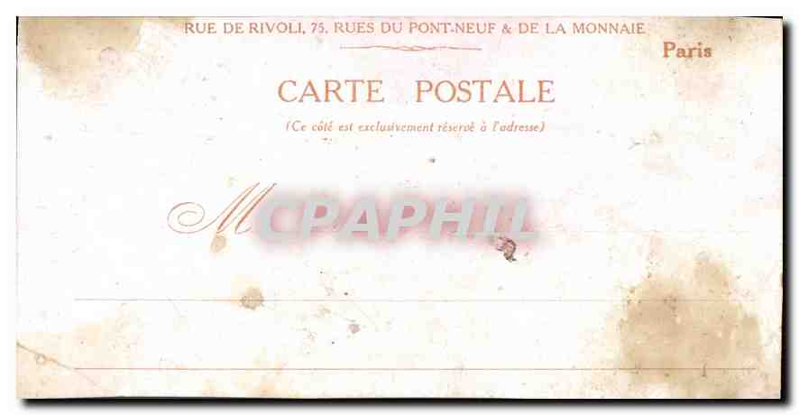 CPA Un Baigneur ingenieux  — Rückseite