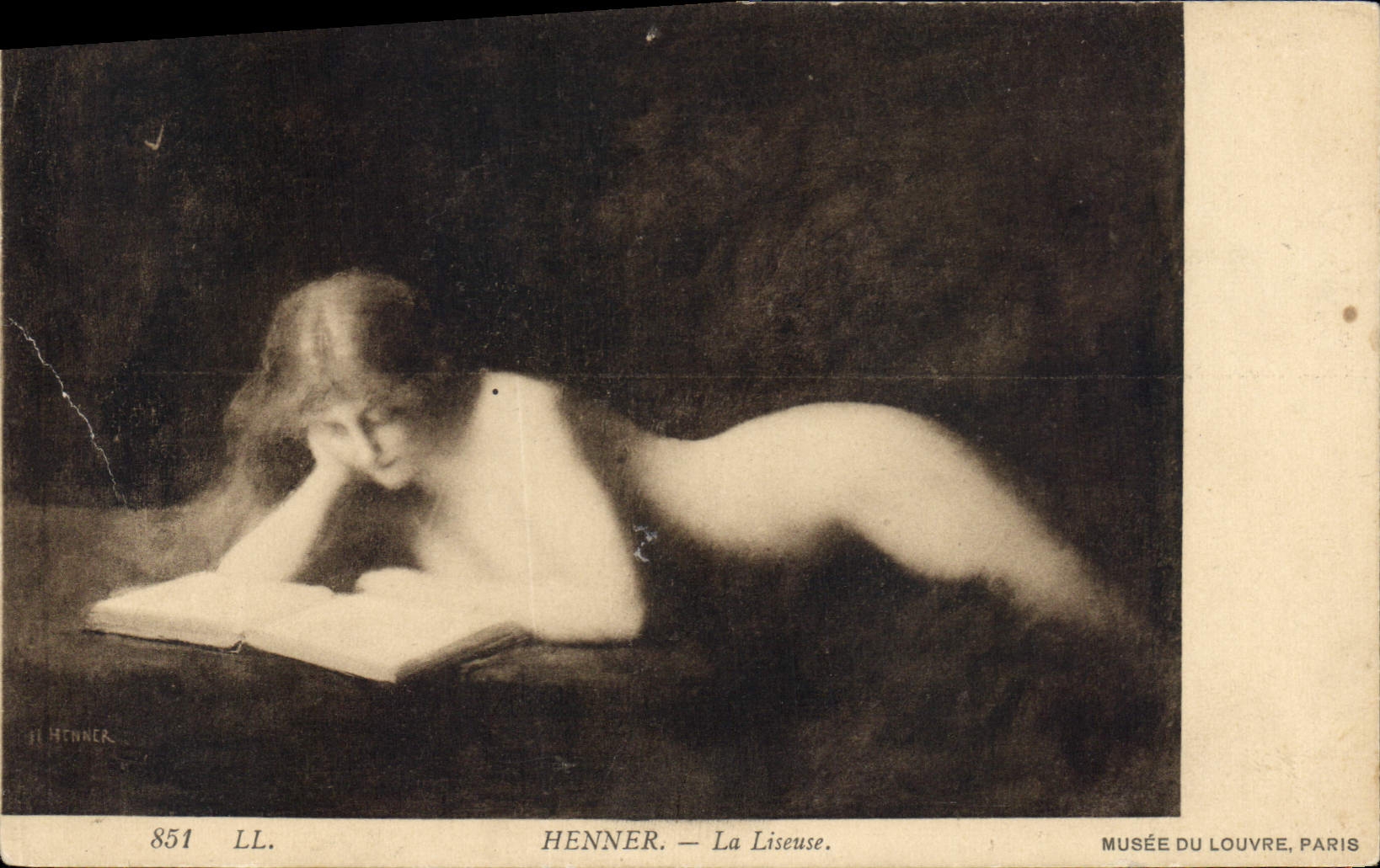 Henner — La Liseuse — Musée du Louvre, Paris