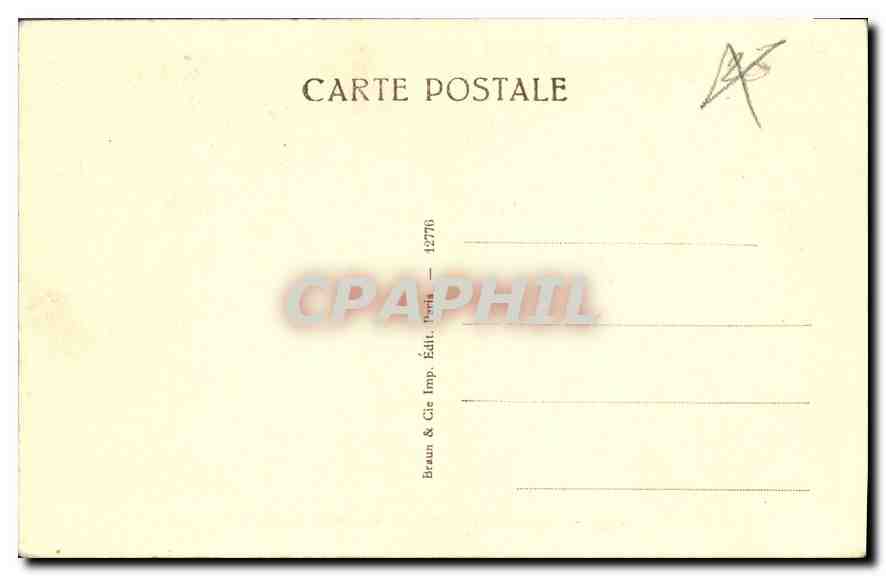 CPA Musee du Louvre Odalisque Couchee Recumbent Odalisk  — Rückseite