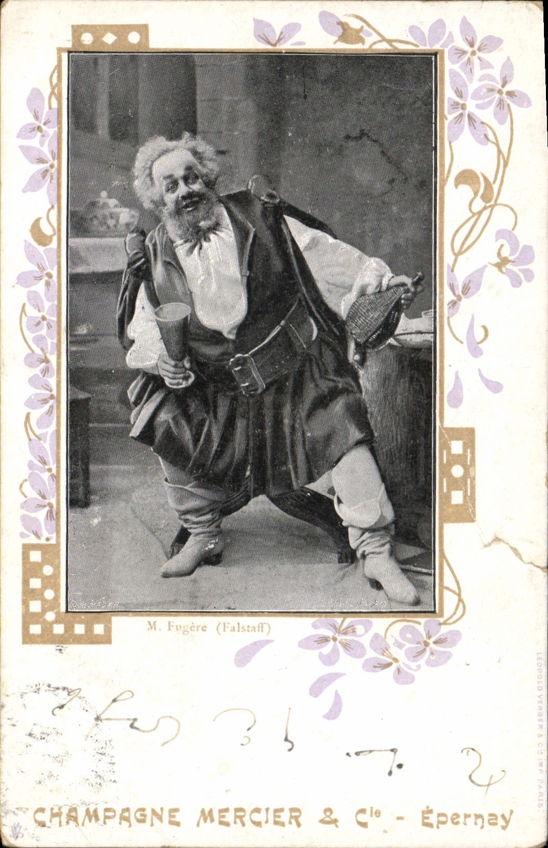 CPA Champagne Mercier Epernay Theatre Falstaff