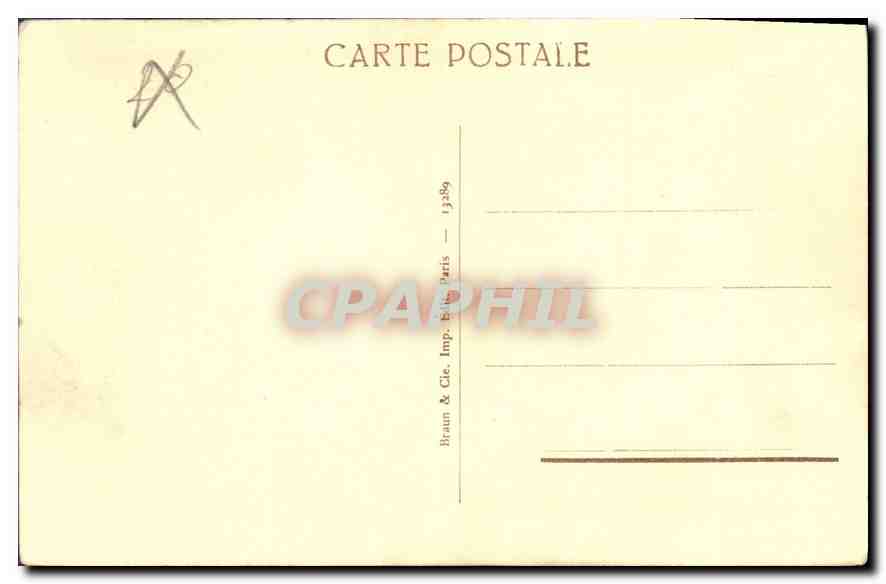 CPA Manet Olympia  — Rückseite