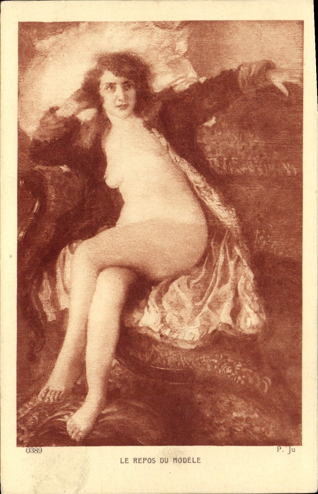 CPA Le Repos du Modele 