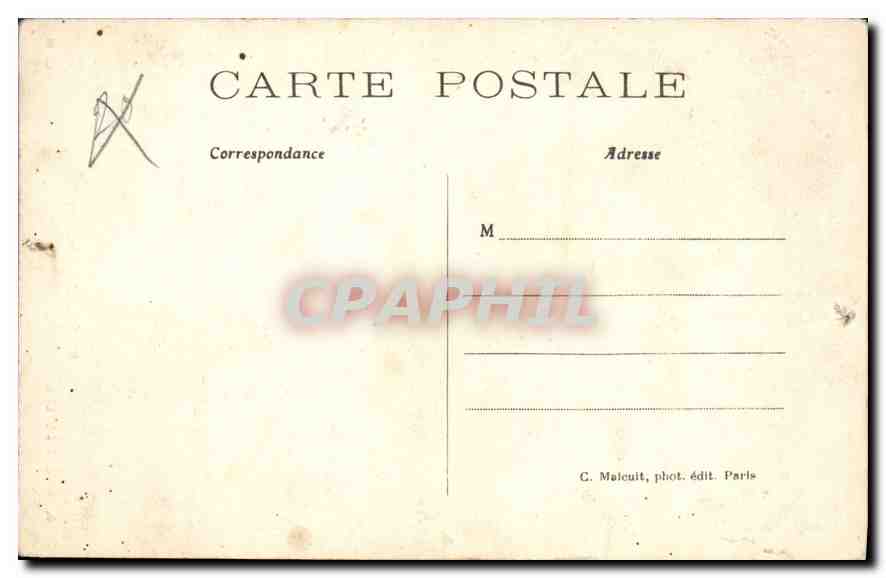 CPA Wencker Artemise Musee du Luxembourg  — Rückseite