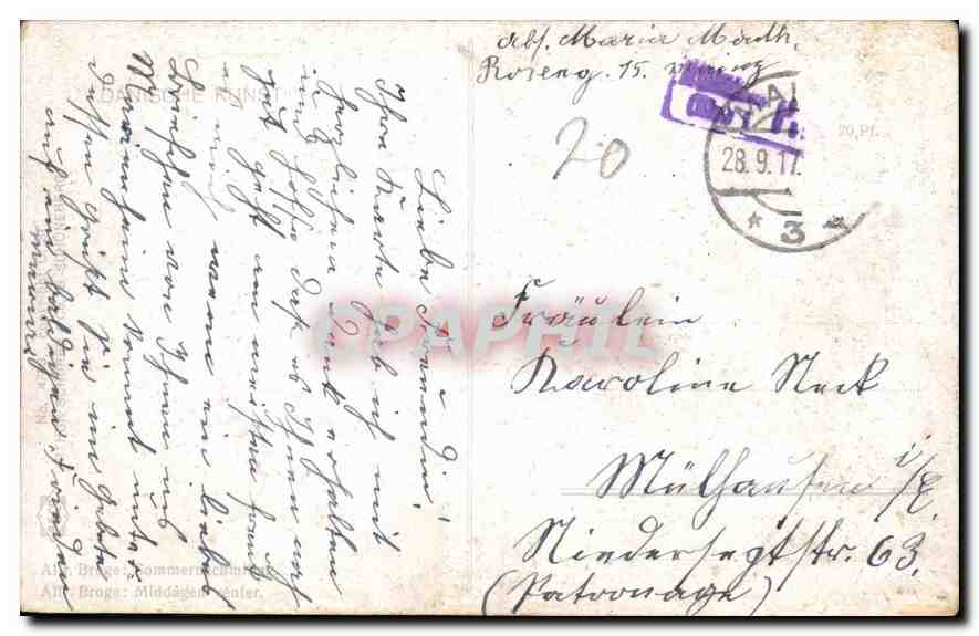 CPA Femmes lisant — Rückseite