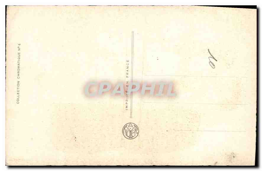CPA Fantaisie Femme — Rückseite