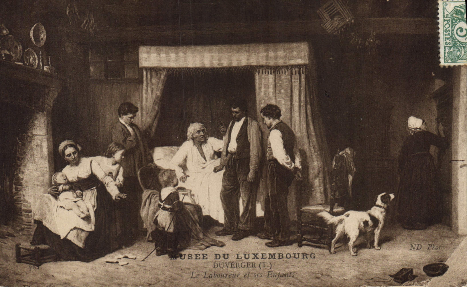 CPA Musee du Luxembourg Le laboureur et ses enfants