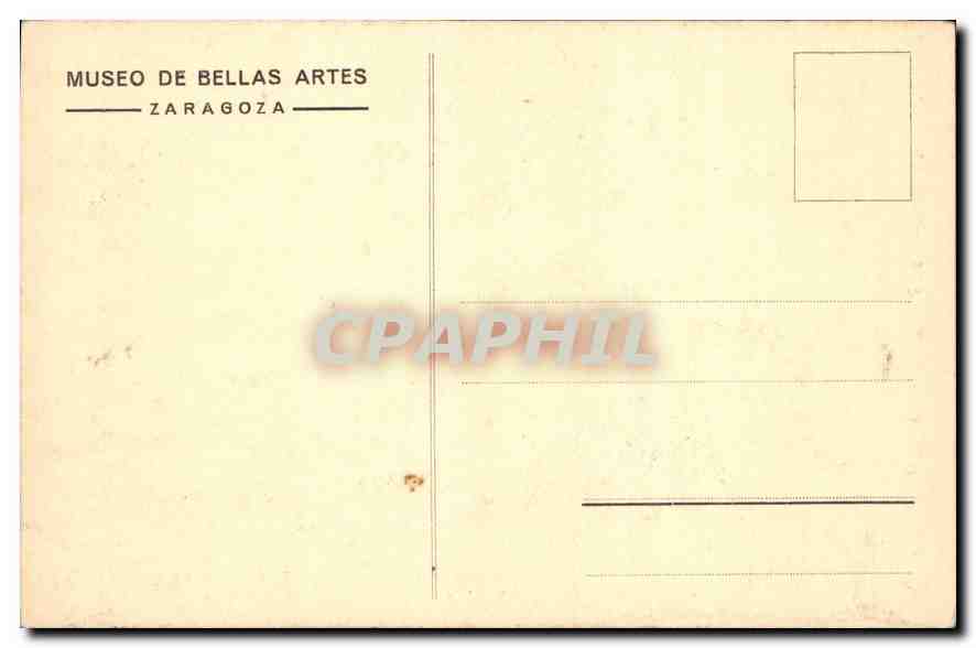 CPA Jose Moreno San Francisco de Asis  — Rückseite