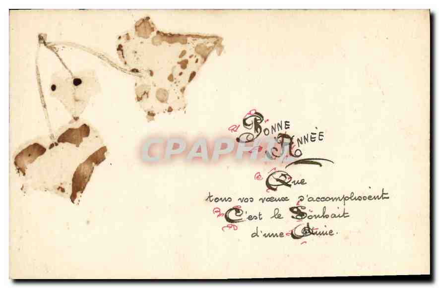 CPA Bonne Annee 