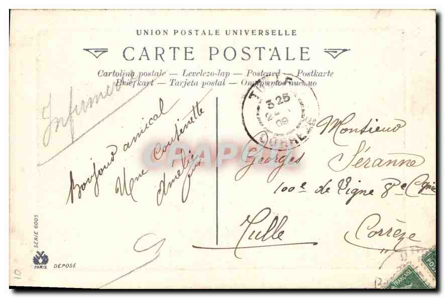 CPA La Vierge de Seville Murillo pinx  — Rückseite