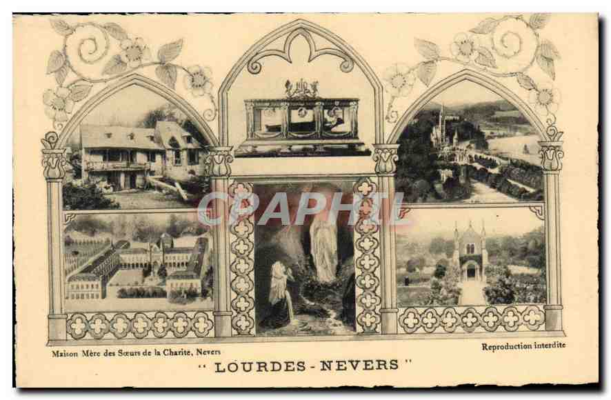 CPA Maison Mere des Soeurs de la Charite Nevers Lourdes Nevers 