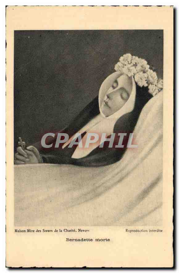 CPA Maison Mere des Soeurs de la Charite Never Bernadette Morte 