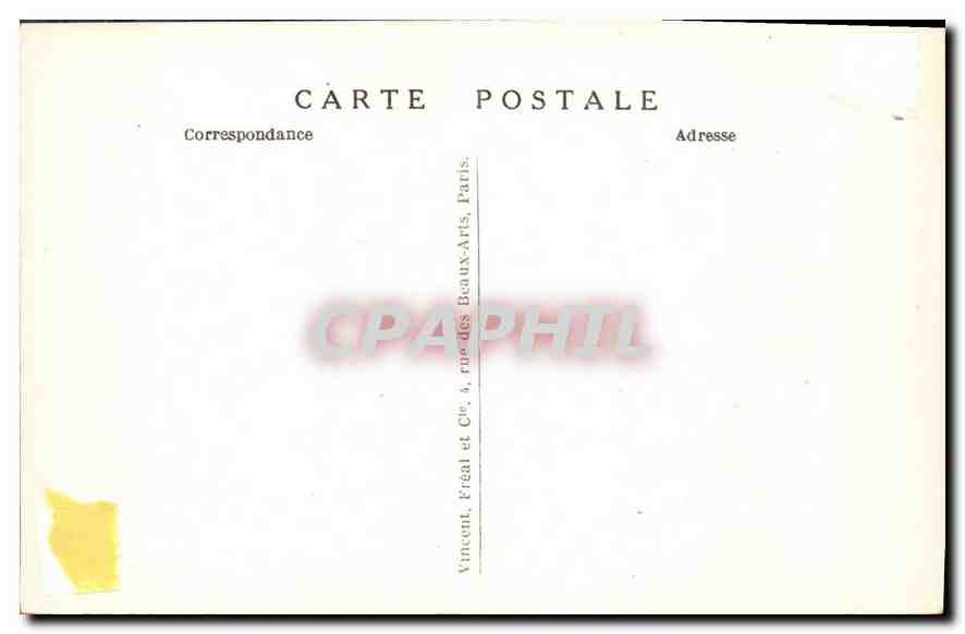 CPA Decor antikque — Verso