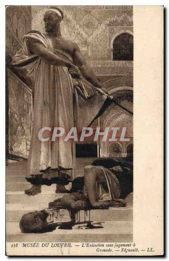 CPA Musee du Louvre L'Execution sans Jugement a Grenade Regnault 